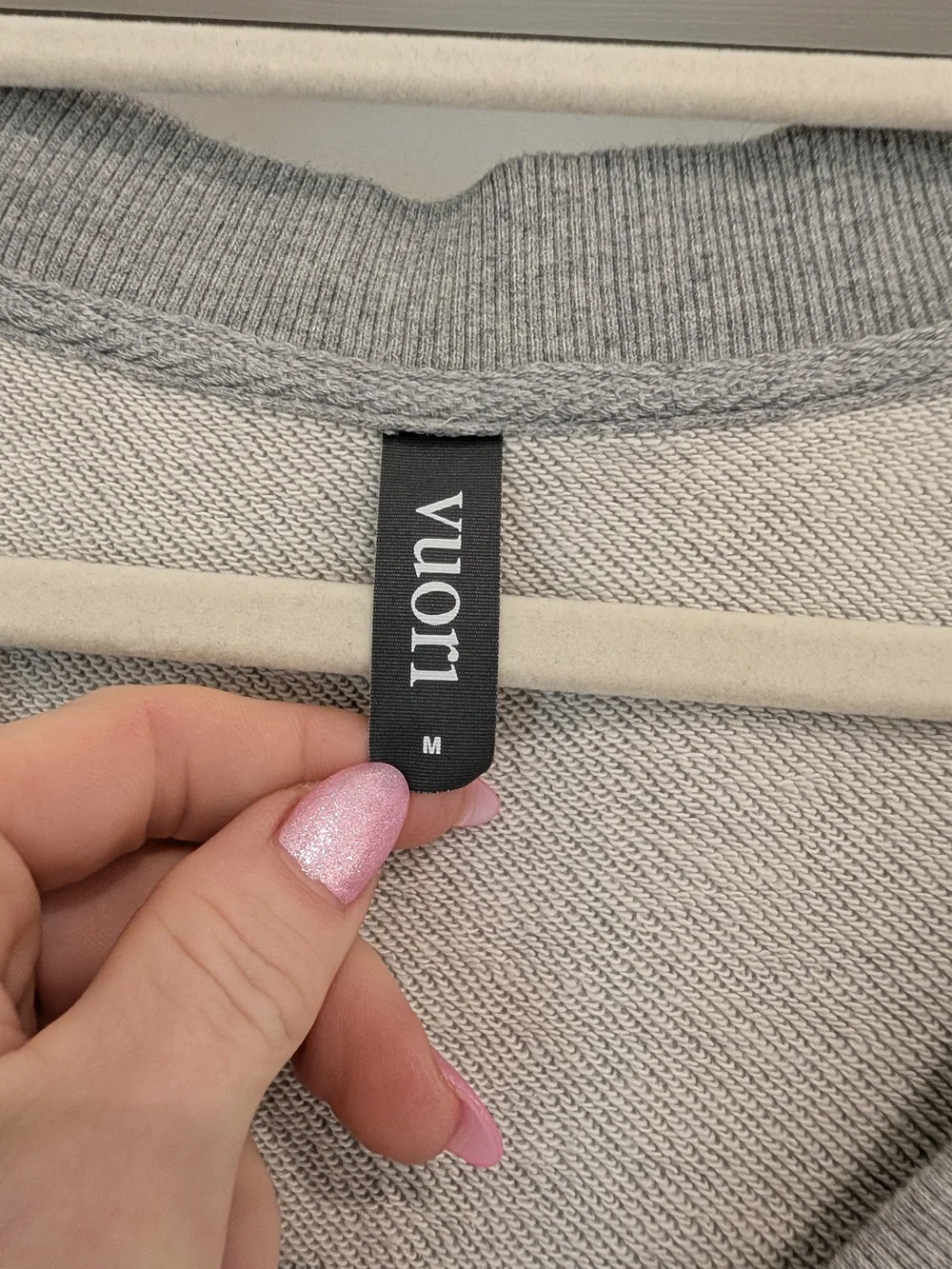 Vuori Grey Sleeveless Sweatshirt V-Neck Dress Size M